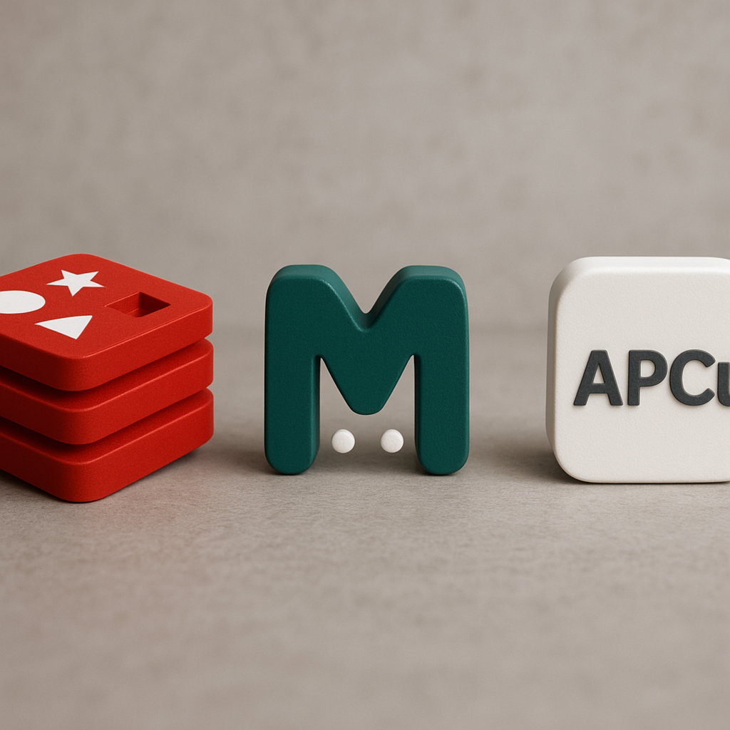 Porównanie systemów cache: Redis, Memcached, APCu